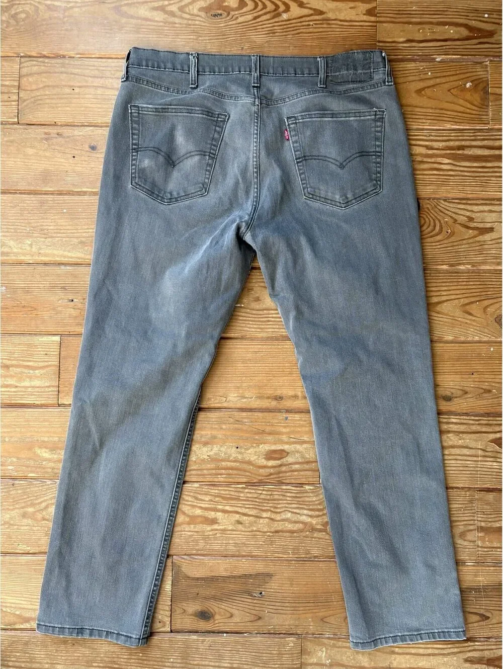 Levi's 511 Men's Slim Fit Stretch Jeans Gray 38x32 Five Pocket